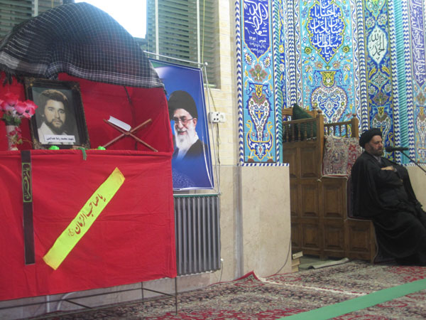 مراسم یادبود سالگرد شهادت شهید محمدرضا هدایتی